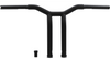 Burly Brand Raked Dominator Handlebars for '49-24 Harley Davidson Models (Select Height and Finish)