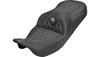 Saddlemen LS Roadsofa Carbon Fiber Seats for '08-25* Harley Davidson Touring Models (Not for '24-Up Street Glide, Road Glide or '23-Up CVO FLTRXSE, CVO FLHXSE Models) - Select Stitching Color