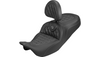 Saddlemen LS Roadsofa Carbon Fiber Seats with Driver Backrest for '08-25* Harley Davidson Touring Models (Not for '24-Up Street Glide, Road Glide or '23-Up CVO FLTRXSE, CVO FLHXSE Models) - Select Stitching Color