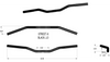 Khrome Werks Low Bend Street-X Handlebars for '00-24 Softail, '00-17 Dyna, '96-22 XL - Black