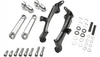 Ciro Adjustable Frame Mounted Highway Peg Mount Kit for '09-Up Harley Davidson Touring and Trike - Standard or Extended (Select Finish)