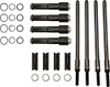 Rocket Performance Garage Speedy Pushrod Kit with Covers for '17-24 Harley Davidson M8 (EXC,VVT) Select Finish
