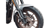 Paul Yaffe Bagger Nation Real Steel Cafe Front Fender Kit with Inverted Fork Adapters for '20-26 Harley Davidson Lowrider Models (Fits 19” OE tire 110/90-19)