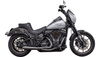 SlyFox Chariot Seat for Harley Davidson Sport Glide FLSB '18-21/ Lowrider FXLR '18-26 Softail Models - Silver Double Diamond Stitch Silver Logo