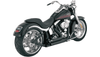 Vance & Hines Shortshots Staggered Exhaust System for '86-09 Harley Davidson Softail Models - Ceramic Black
