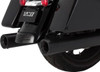 Vance & Hines 4 inch Eliminator 400 Slip-On Mufflers for '17-Up FL Models - Wrinkle Black
