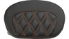 Saddlemen Mini Contour Sissy Bar Pad for Harley Davidson Models (w/ three hole mount Sissy Bars) Select Stitching Color