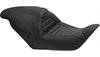 Mustang Touring Fastback One-Piece 2-Up Seat for '13-17 Honda Gold Wing F6B - Front Tuck in Roll