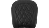 Mustang Wide Tripper Passenger Seat for '24-25 Harley Davidson Touring and '23-25 CVO FLHXSE, CVO FLTRXSE Models - Double Diamond / Black Stitching