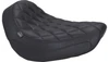 Mustang Tripper Solo Seat for '17-26 Honda 300/500 Rebel - Black Diamond Stitched