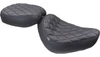 Mustang Tripper Solo Seat for '17-26 Honda 300/500 Rebel - Black Diamond Stitched