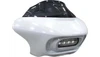 Paul Yaffe Bagger Nation Sharknado Fairing with Klock Werks Flair Windshield for Harley Davidson FL Softail Models with Upper Fork Sliders (Cow Bells) Choose Windshield Height