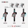 Seizmik Tool-less Versa-Vent Hard Coated Windshield Kit for Honda Talon Models 