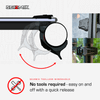 Seizmik Toolless Versa-Vent UV Resistant Polycarbonate Windshield Kit for Honda Talon Models 