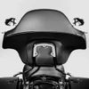 Saddlemen Deluxe Tour Sissy Bar Pads for Harley Davidson Models w/ Tall OEM Sissybar - Carbon Fiber (Select Stitching Color)