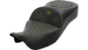 Saddlemen Roadsofa King Extended Reach Seats (without driver backrest) for '08-25* Harley Davidson Touring Models (Select Stitching) 