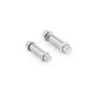 Arlen Ness Titanium 12-point footpeg hardware Standard male mount for Harley Davidson Models - Polished