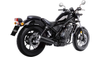 LeoVince Classic Slip-On Muffler for '17-26 Honda Rebel 300/500 Models - Black