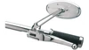 Drag Specialties Stealth I Oval Mirrors for '22-Up Harley Davidson Touring and Softail Models - Chrome