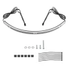 Hogworkz Lumipro LED Windshield Trim for '14-24 Harley Davidson FLH Touring and '14-25 TriGlide Models (Select Finish)