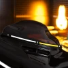 Hogworkz Lumipro LED Windshield Trim for '14-24 Harley Davidson FLH Touring and '14-25 TriGlide Models (Select Finish)
