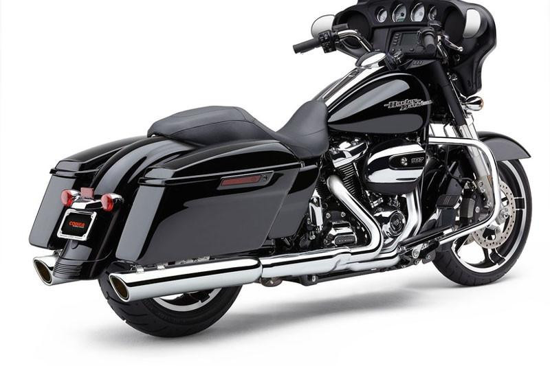 Cobra 4-inch 909 Twin Slip-On Mufflers for '95-16 Harley Davidson