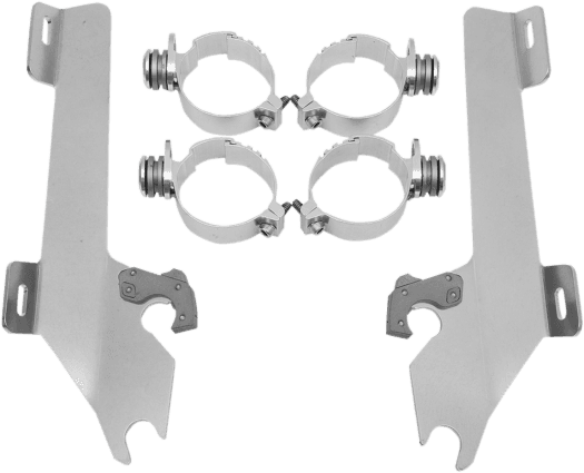 Memphis Shades Batwing Windshield Mounting Kit for VTX1800 w