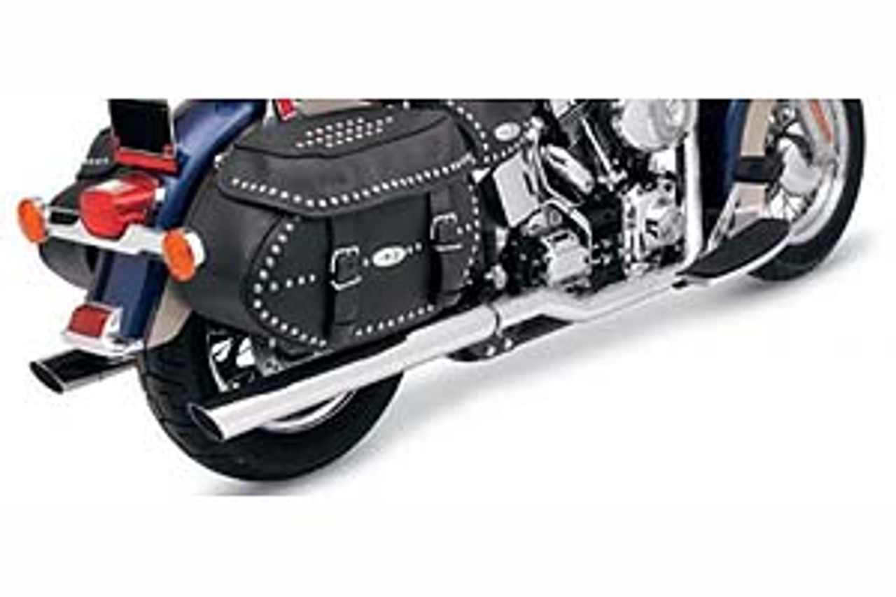 Bassani Power Curve Slip-On Mufflers -3 inch Slash-Cut Use w