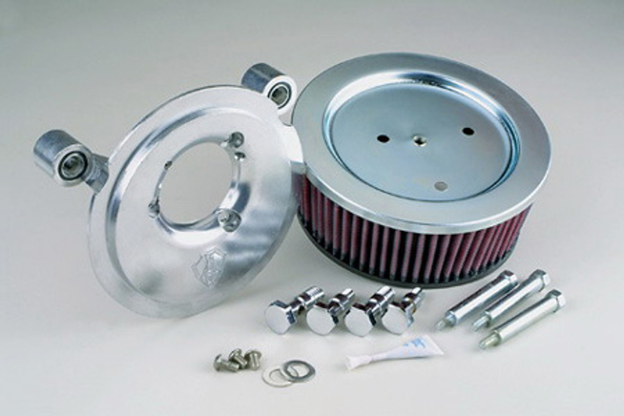 Kuryakyn Velociraptor Chrome Air Cleaner Filter Kit 08up Harley Touring Sta...