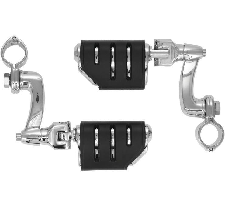 Kuryakyn Longhorn Offset Trident Dually Highway Pegs – Verstellbare Fußrasten Für Cruiser-Motorräder