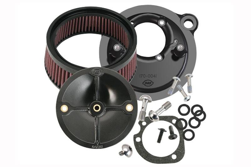 S&S エアクリーナー S&S Super Stock Stealth Air Cleaner for '91-Up XL Models w/ Stock
