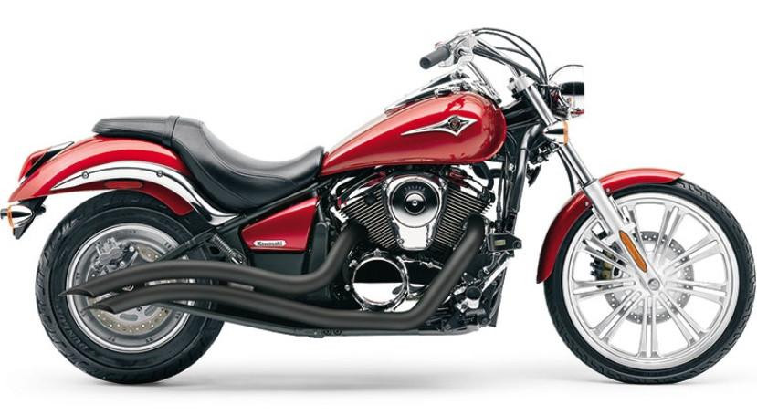 VULCAN900 バルカン900 コブラ SWEPT エキゾースト マフラー Cobra Swept Exhaust for Vulcan 900 '06-19 - Black