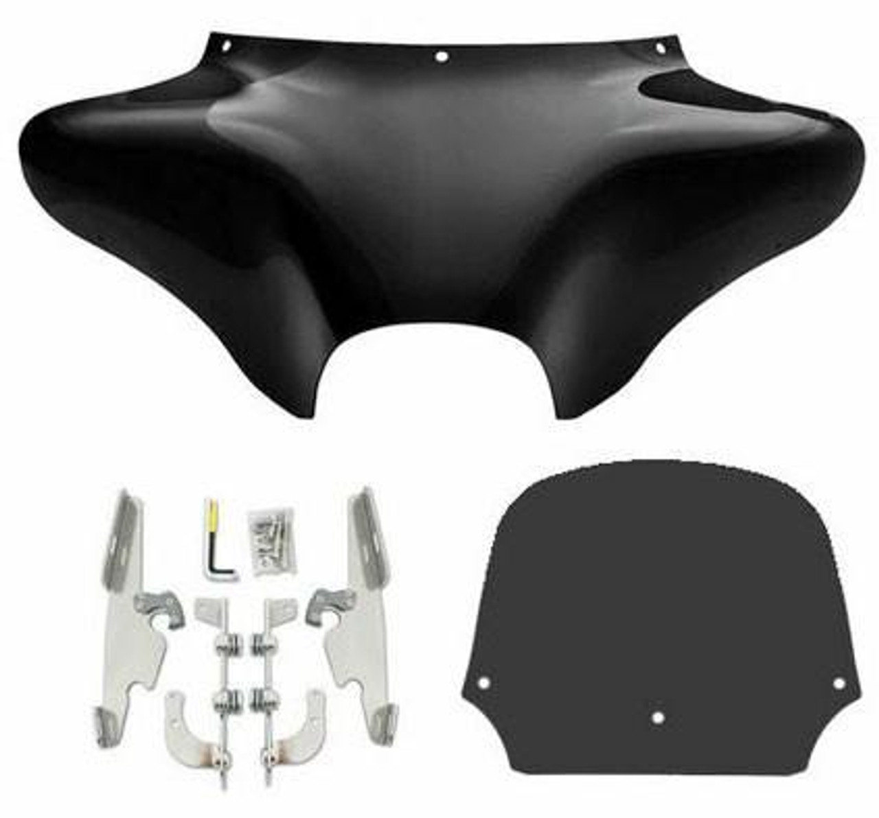 Memphis Shades Complete Batwing Fairing Package for Harley