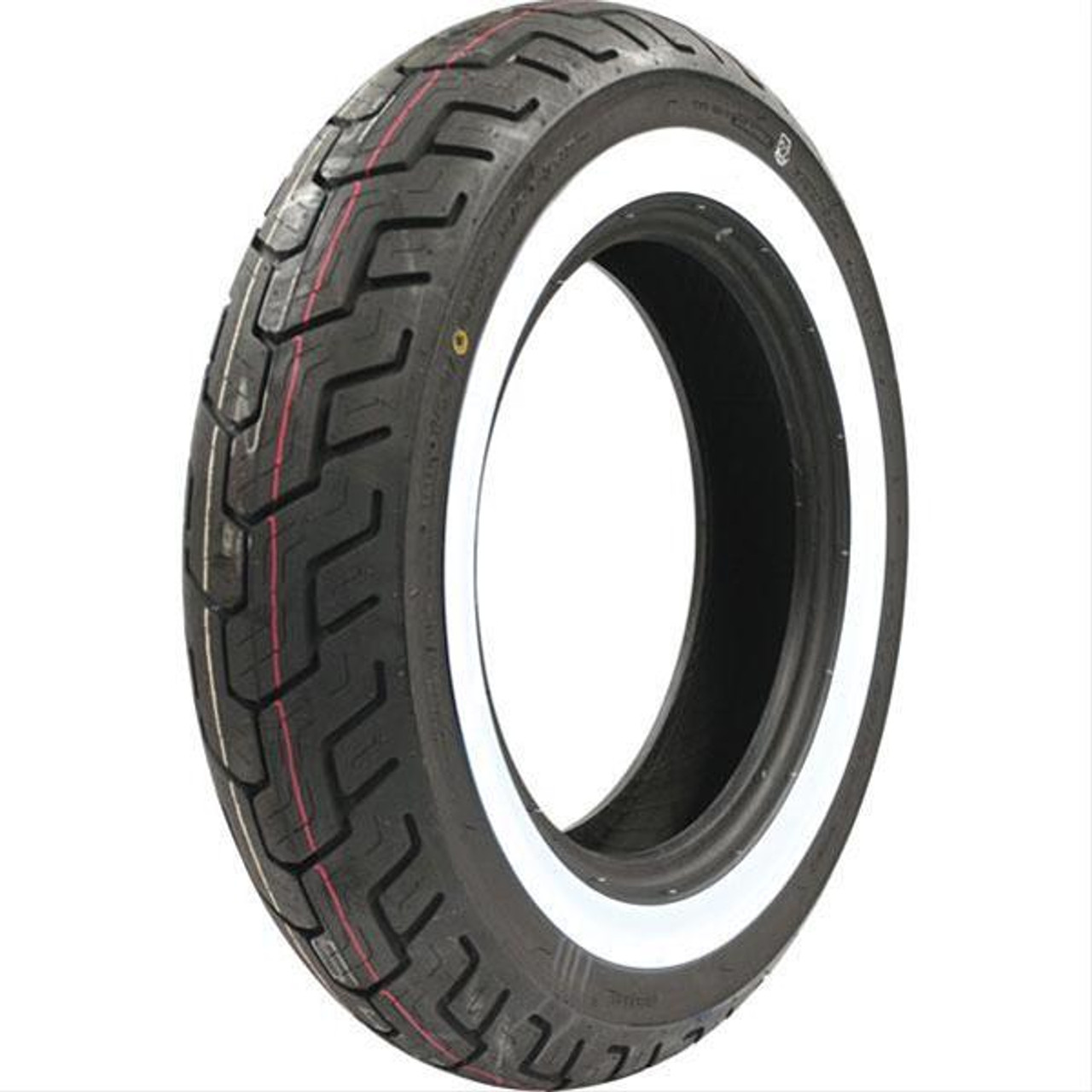 Dunlop Metric Cruiser Tires D404 REAR 150/90-15 WW (Whitewall) 74H -Each -  WestEndMotorsports.com