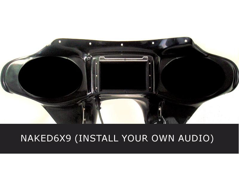 Hoppe Naked Fairing with 6x9 Speaker Cutouts for 2015-Up Harley