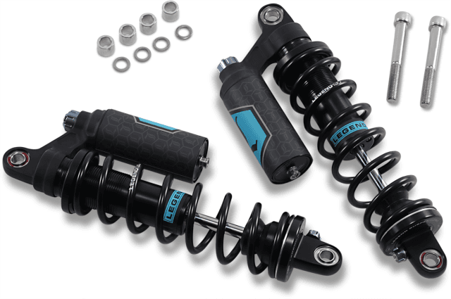 Legend Revo Arc Piggyback Shocks for '84-00 Harley Davidson FXR