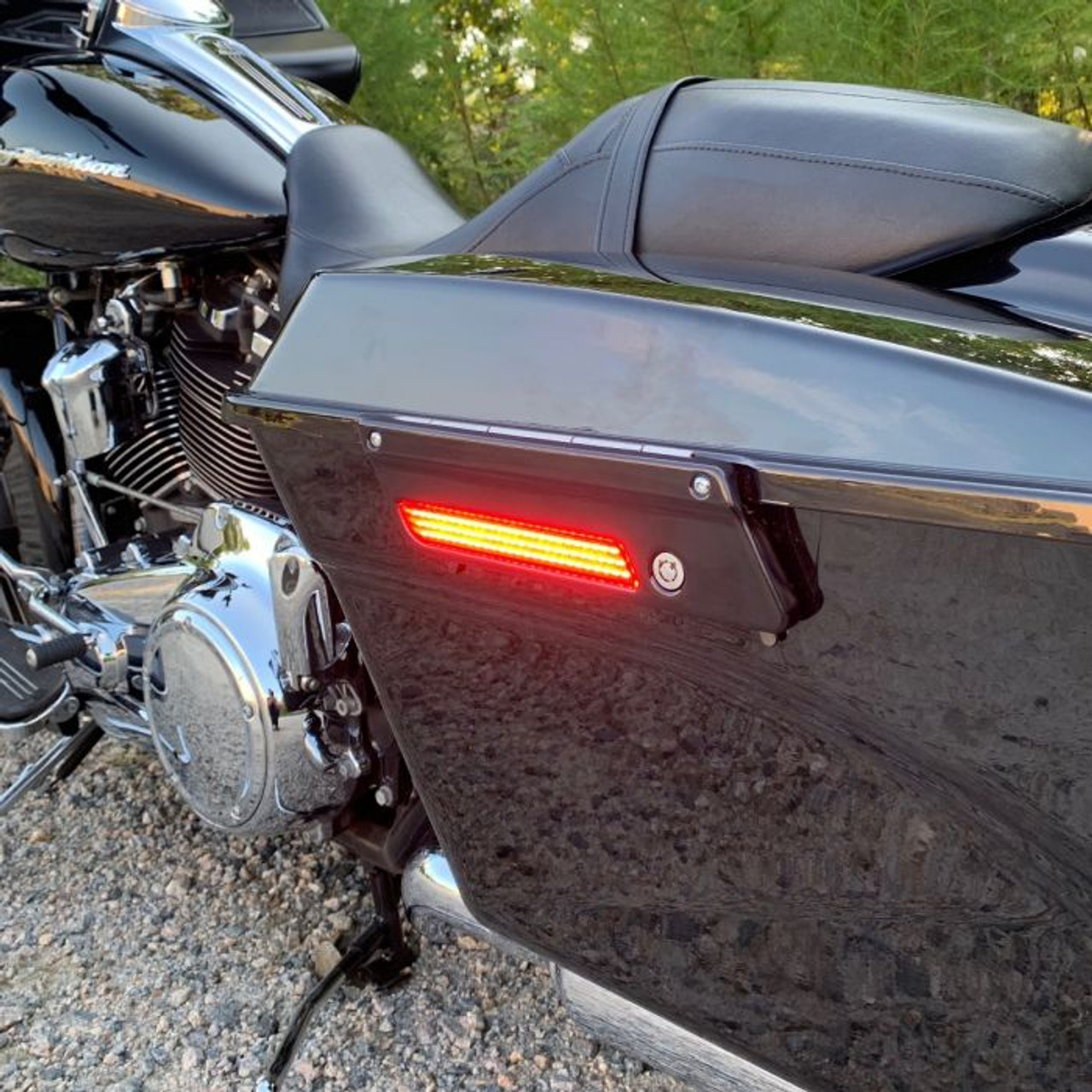 Custom Dynamics Saddlebag Latch Lights for '99-Up Harley Davidson