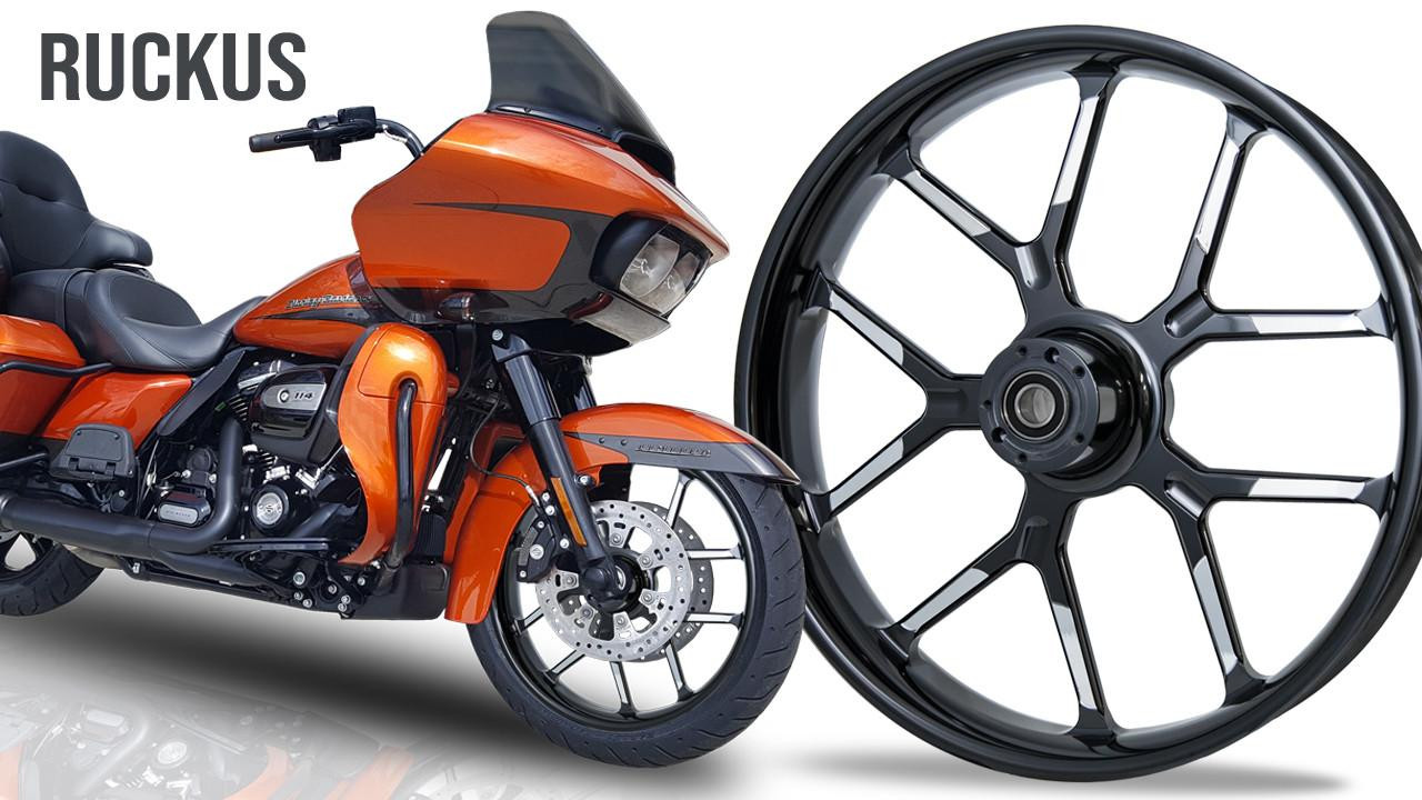 Rc Components Ruckus RC Components Ruckus Chrome Wheels for Harley Davidson Models (Choose ...