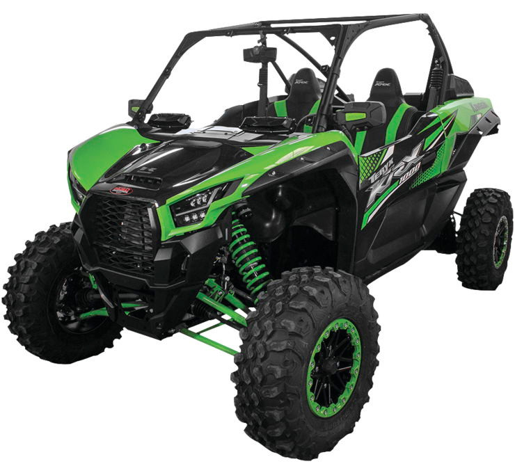 Seizmik VersaVent Windshield for Kawasaki KRX 1000 West End