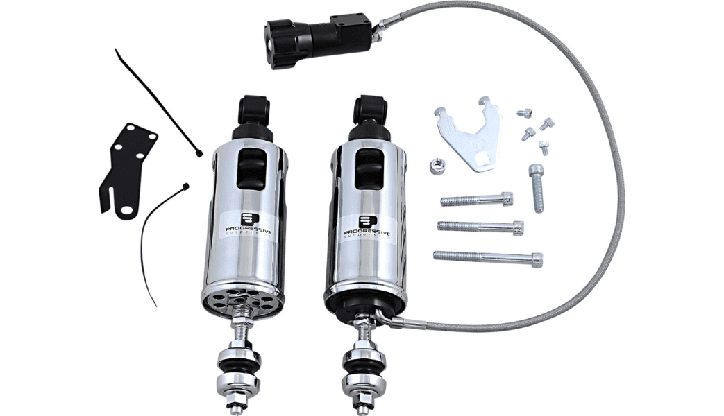FLHR#progressive suspension#1インチダウンサス プログレッシブ 