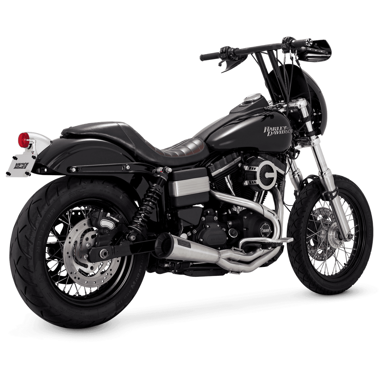 Vance & | - Dyna Exhaust Hines Staggered Big FXDL ダイナ