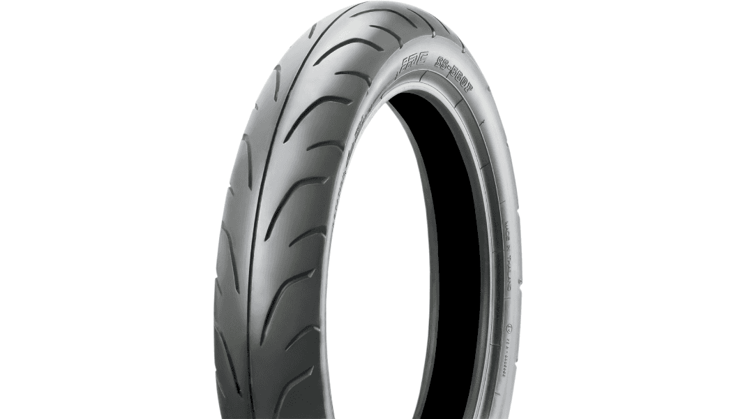 90/90-14 46L & 100/90-14 52J 新品チューブレスタイヤ 前後セット