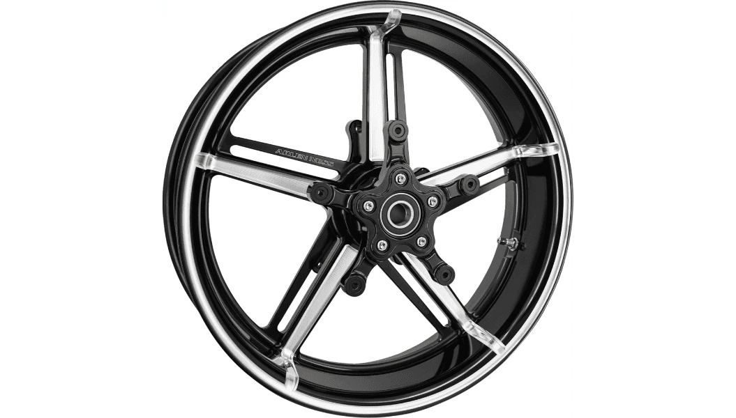 HARLEY ナロー フロントフォーク　ホイール　セット　パン　ナックル Arlen Ness Factory 24 Front Wheel Kit with Hub/Adapter for '24-Up