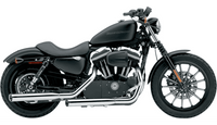 Cobra 3 inch Slashcut Slip-On Mufflers for '04-13 Harley Davidson