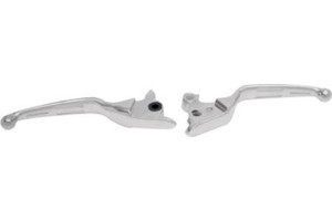 Drag Specialties Slotted Wide Blade Lever Sets for '84-95 Harley Davidson Big Twin - Chrome (Pair)