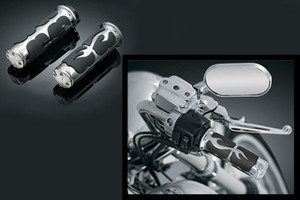 Kuryakyn  Iso-Flame Grips for Road Star/Silverado/MM LTD '99-up