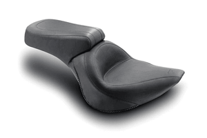 Mustang  One-Piece Original Seat  for Cross Bones FLSTSB '08-Up w/ 200mm Wide Tire -Vintage/Plain