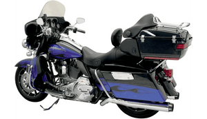 Bassani Pseudo Left-Side Muffler for Road Rage B1 System '09-Up Harley Davidson FL -Chrome