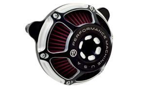 Performance Machine Max HP Air Cleaner for '91-Up XL w/ CV Carb/Delphi EFI -Contrast Cut