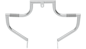 Lindby Linbar Front Highway Bars with Footpegs for Harley Davidson Dyna Models '91-17 (Except FXDWG,FXDX,FXDS)
